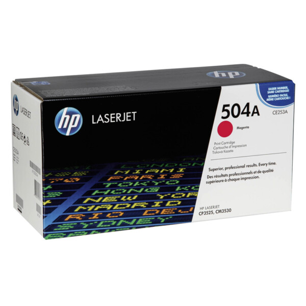 HP 504A Magenta Kırmızı 7.000 Sayfa Toner CE253A