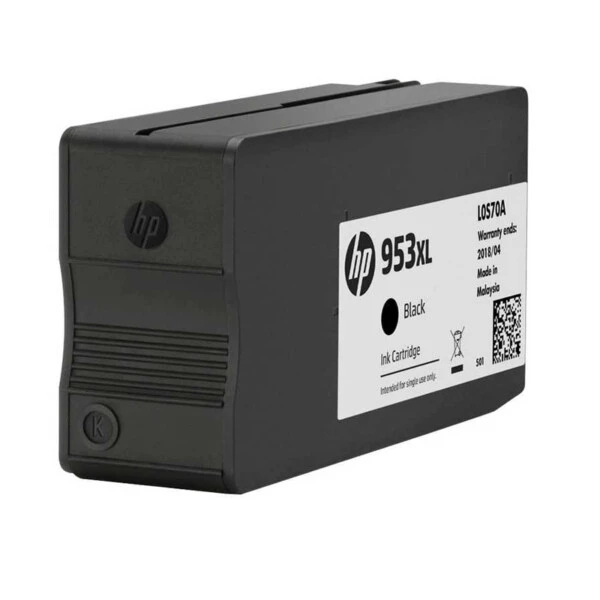 HP 953XL Black Siyah Yüksek Kapasite Kartuş L0S70AE