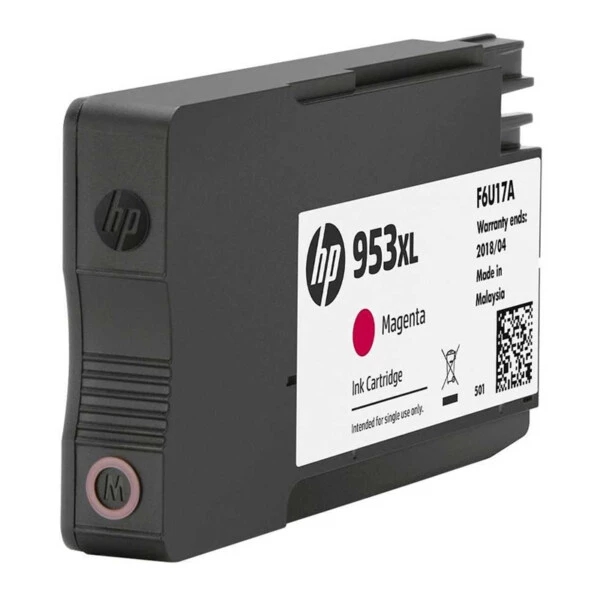 HP 953XL Magenta Kırmızı Yüksek Kapasite Kartuş F6U17AE