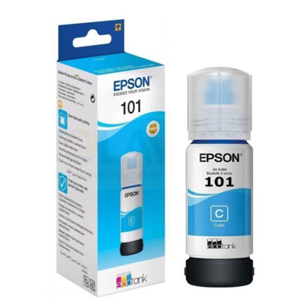 Epson 101 Cyan Mavi Şişe Mürekkep T03V24A