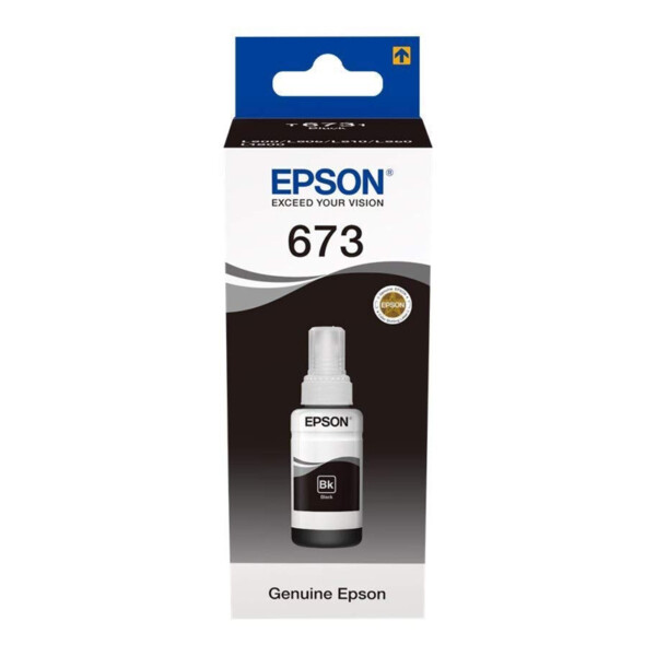 Epson T6731 Black Siyah Şişe Mürekkep T67314A