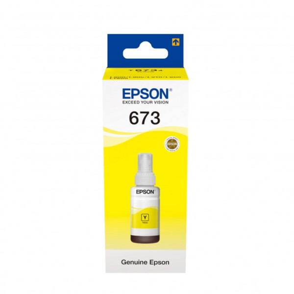 Epson T6734 Yellow Sarı Şişe Mürekkep T67344A