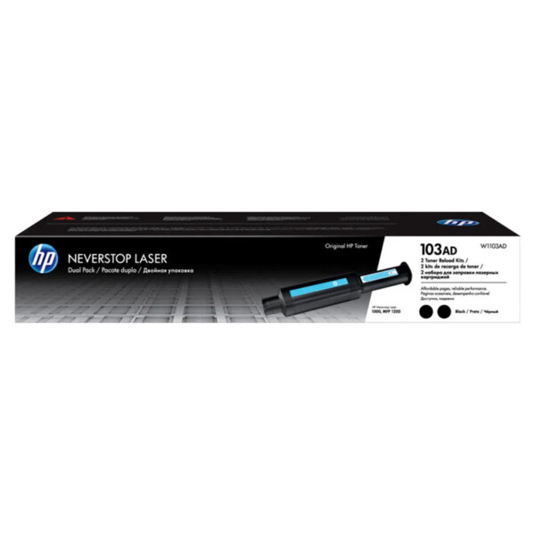 HP 103AD Black Siyah 2’li Toner W1103AD