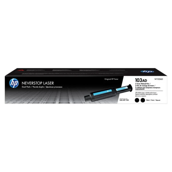 HP 103AD Black Siyah 2’li Toner W1103AD