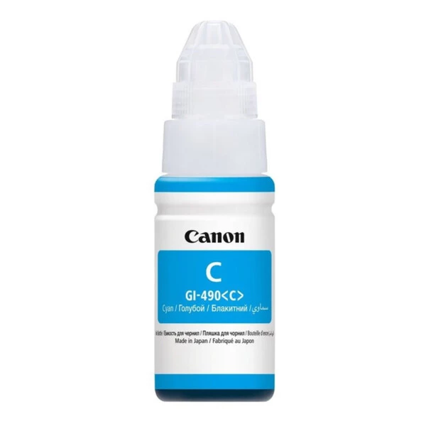 Canon GI-490C Cyan Mavi Mürekkep Şişesi