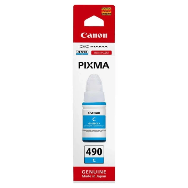 Canon GI-490C Cyan Mavi Mürekkep Şişesi