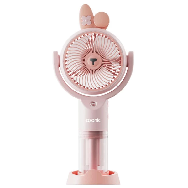 Asonic AFN26 500mAh 2 Kademe Püskürtme Fonksiyonlu Nemlendirici Sprey USB Fan Şarjlı