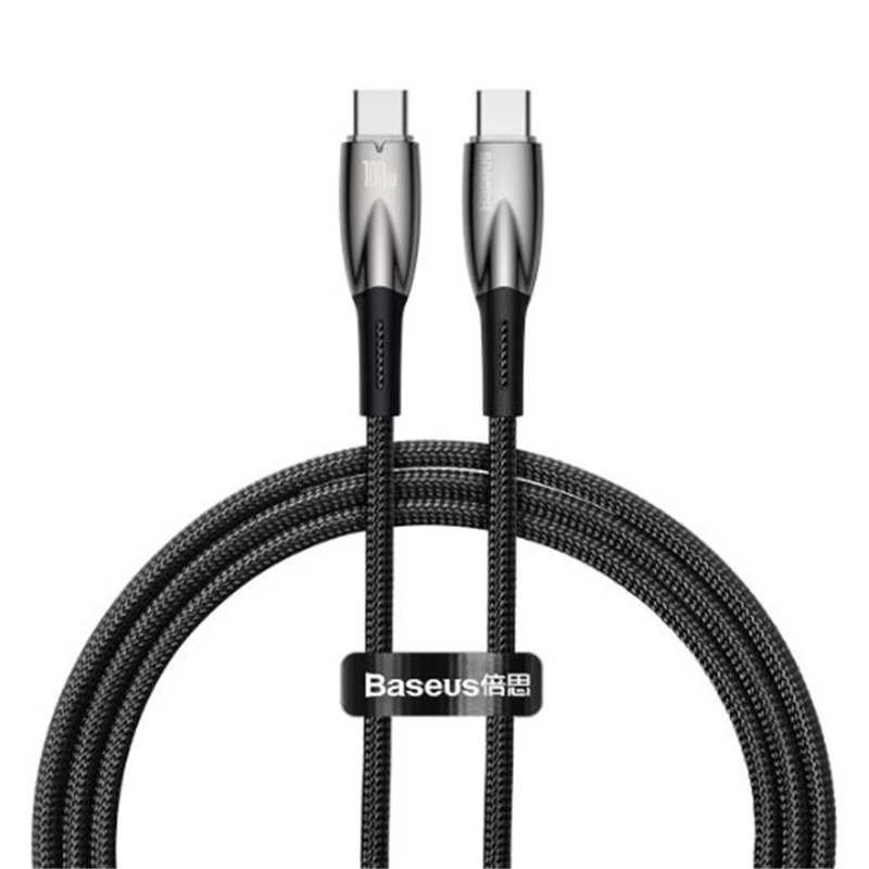 Baseus Glimmer Series USB-C To USB-C 100 W Şarj Kablosu (CADH000801)