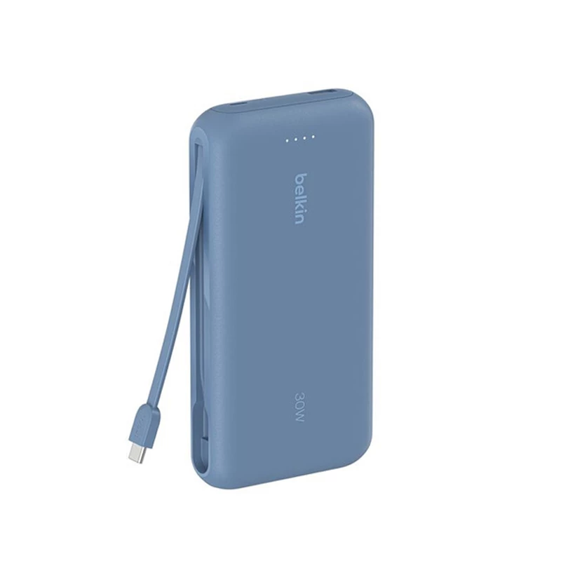 Belkin BoostCharge Power Bank 20K (20 000 mAh) – 30 W USB-C Hızlı Şarj & Entegre Kablo