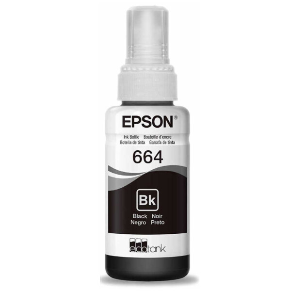Epson T6641 Black Siyah Şişe Mürekkep T66414A – Orijinal Epson EcoTank Mürekkep