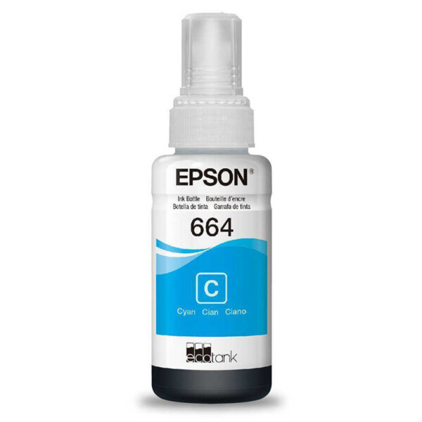 Epson T6642 Cyan Mavi Şişe Mürekkep T66424A – 70 ml Orijinal Epson Mürekkep