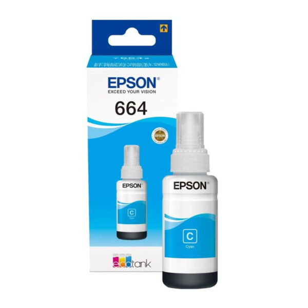 Epson T6642 Cyan Mavi Şişe Mürekkep T66424A – 70 ml Orijinal Epson Mürekkep
