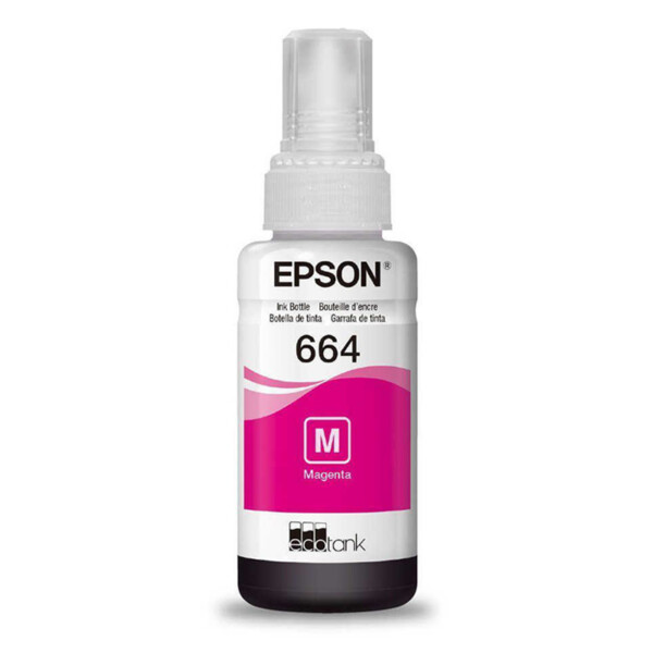 Epson T6643 Magenta Kırmızı Şişe Mürekkep T66434A – 70 ml Orijinal Epson Mürekkep