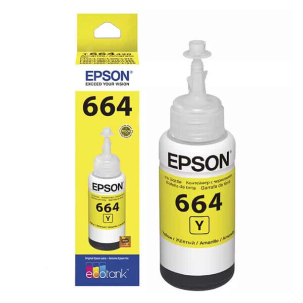 Epson T6644 Yellow Sarı Şişe Mürekkep T66444A – 70 ml Orijinal Epson Mürekkep