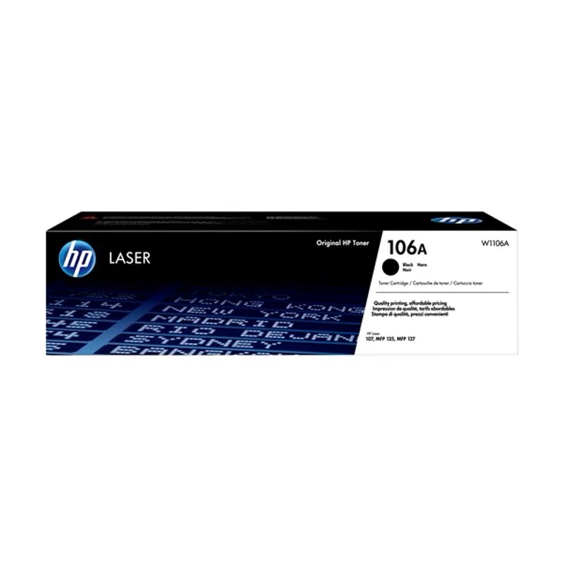 HP 106A Black Siyah 1.000 Sayfa Toner W1106A