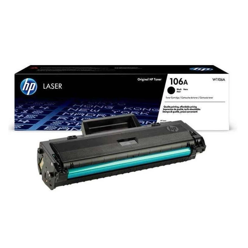 HP 106A Black Siyah 1.000 Sayfa Toner W1106A