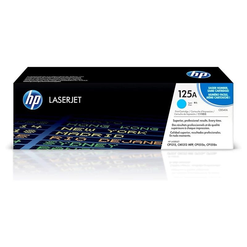 HP 125A Cyan Toner CB541A – orijinal HP 1.400 sayfa mavi baskı