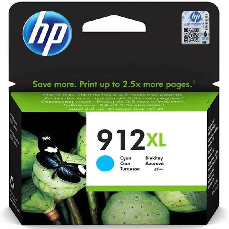 HP 912XL Yüksek Kapasite Cyan Mavi Kartuş 3YL81A