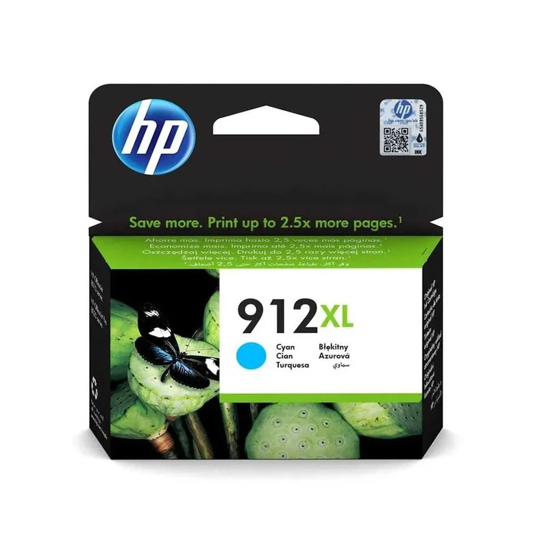 HP 912XL Yüksek Kapasite Cyan Mavi Kartuş 3YL81A