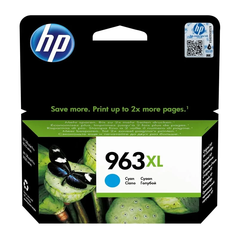 HP 963XL Cyan Mavi Kartuş 3JA27A – Orijinal Yüksek Kapasiteli HP Kartuş