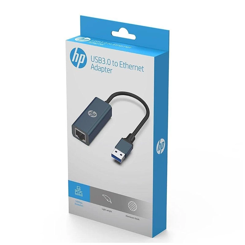 HP DHC-CT101 USB-A 3.0 to Gigabit RJ45 Ethernet Adaptör – 1000 Mbps