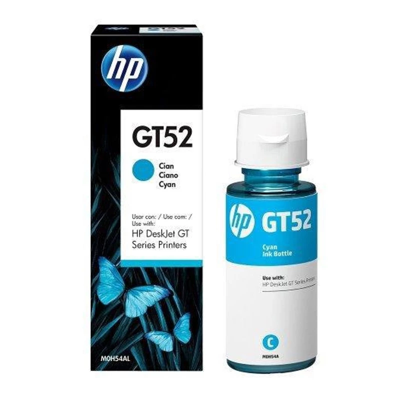 HP GT52 Cyan Mavi Mürekkep M0H54AE – Orijinal HP Mürekkep Şişesi