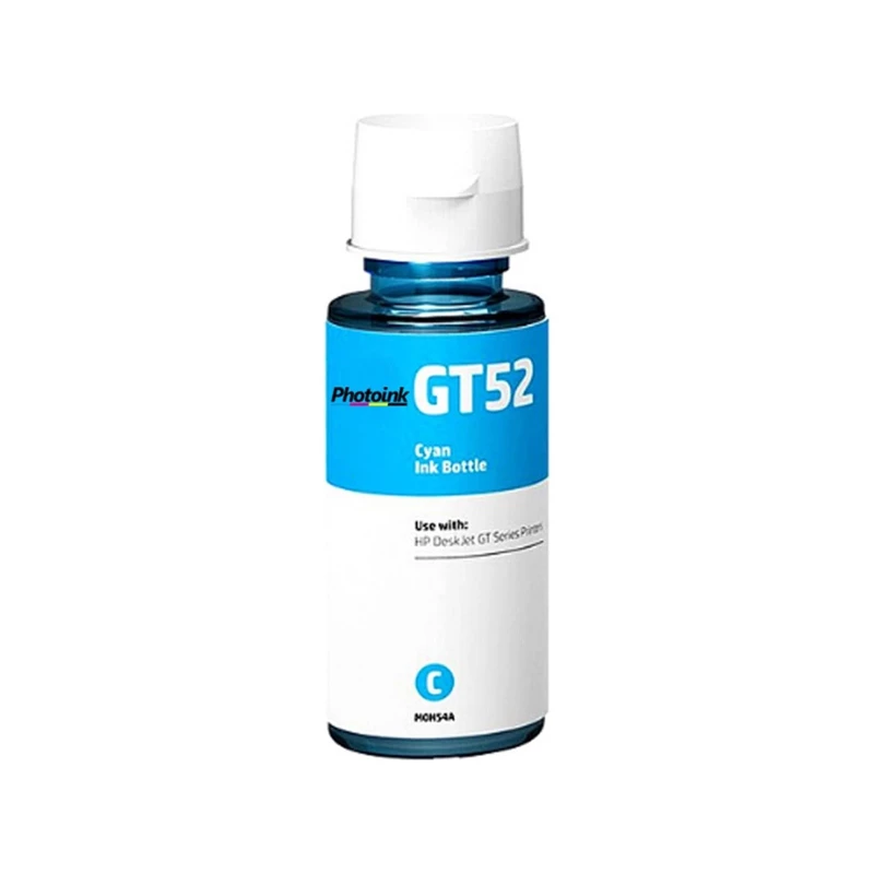 HP GT52 Cyan Mavi Mürekkep M0H54AE – Orijinal HP Mürekkep Şişesi