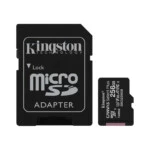 Kingston SDCS2/256GB 256GB microSDXC Canvas Select Plus 100R A1 C10 Hafıza Kartı + SD Adaptör