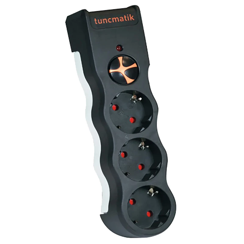 Tunçmatik 3’lü Enerji Koruma Powersurge 1050 Joule Priz