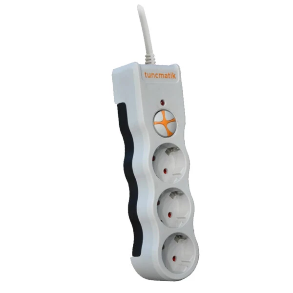 Tunçmatik 3’lü Enerji Koruma Powersurge 1050 Joule Priz