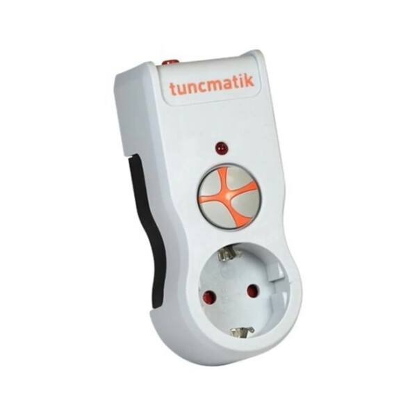 Tunçmatik TSK19019 Powersurge 1050 J Tekli Enerji Koruma Prizi – Beyaz, Anahtarlı, Çocuk Emniyetli