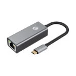 Vcom DU320M USB-C to Gigabit Ethernet adaptör – alüminyum gövde, 15 cm kablo, RJ45 giriş