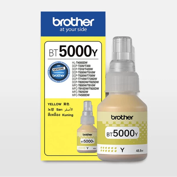 Brother BT5000Y Yellow Sarı 5.000 Sayfa Şişe Mürekkep