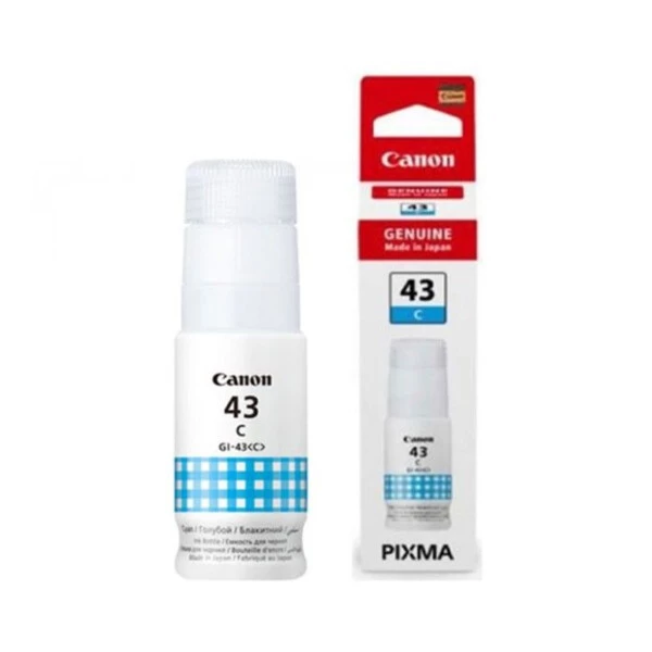 Canon GI-43C Cyan Mavi Şişe Mürekkep