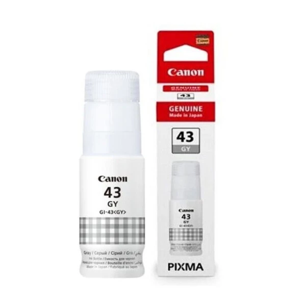 Canon GI-43GY Gray Gri Şişe Mürekkep