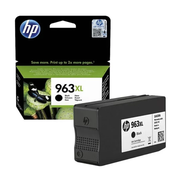 HP 963XL Black Siyah Yüksek Kapasite Kartuş 3JA30A