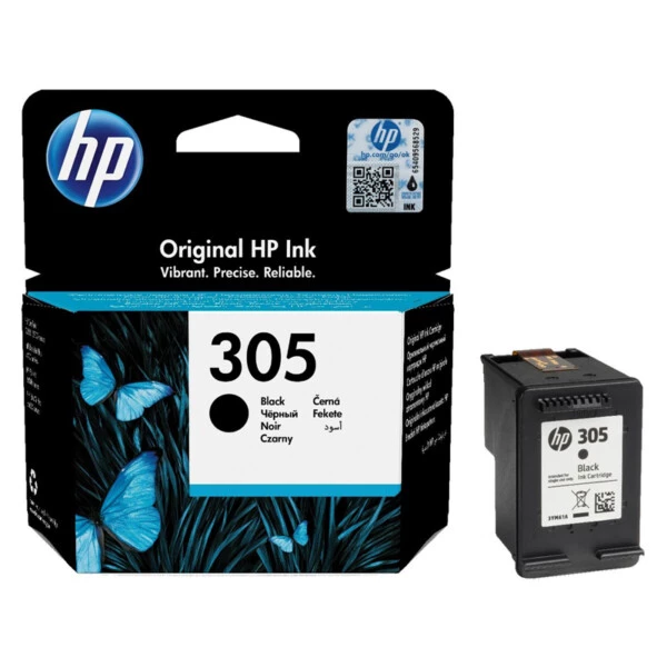 HP 305 Black Siyah Kartuş 3YM61AE Orijinal Mürekkep