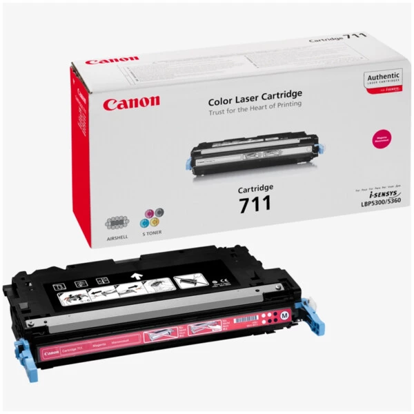 Canon CRG-711M Magenta Kırmızı Toner Orijinal Canon Kartuş