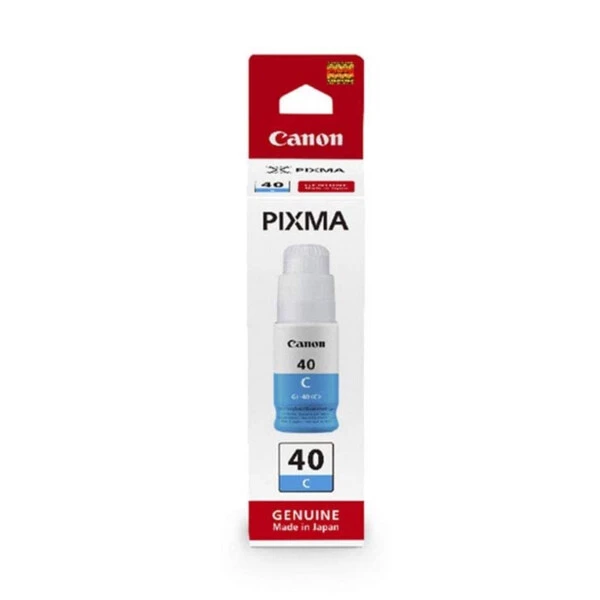 Canon GI-40C Cyan Mavi Şişe Mürekkep Orijinal