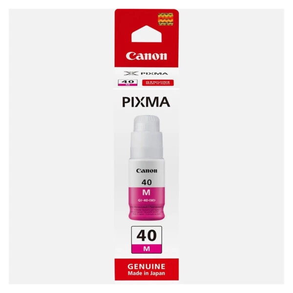 Canon GI-40M Magenta Kırmızı Şişe Mürekkep Orijinal