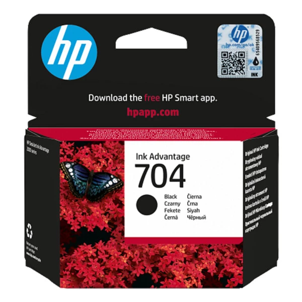 HP 704 Black Siyah Kartuş CN692AE Orijinal HP Mürekkep