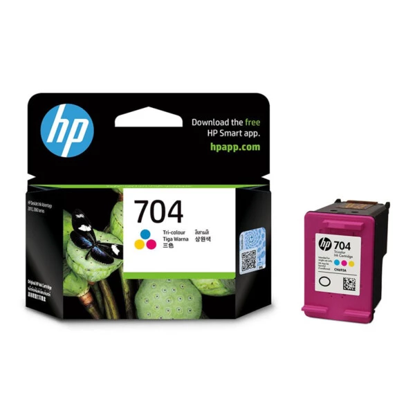 HP 704 Color Renkli Kartuş CN693AE Orijinal HP Mürekkep
