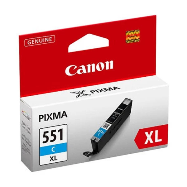 Canon CLI-551XL C Cyan Mavi Yüksek Kapasiteli Mürekkep Kartuş Orijinal Canon