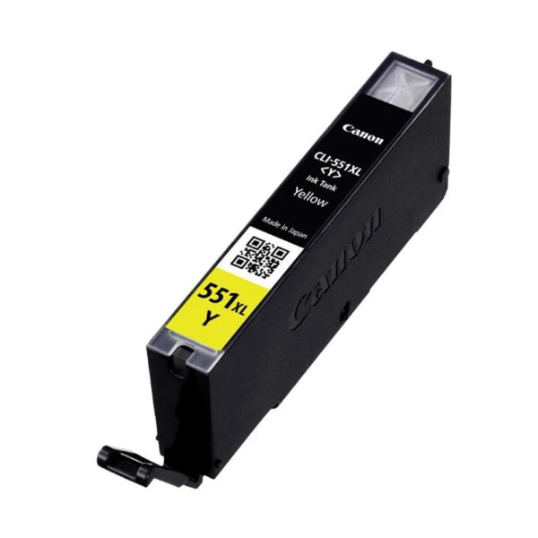 Canon CLI-551XL Y Yellow Sarı Yüksek Kapasiteli Mürekkep Kartuş Orijinal Canon