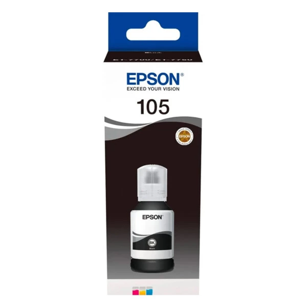 Epson 105 Black Siyah Şişe Mürekkep T00Q140