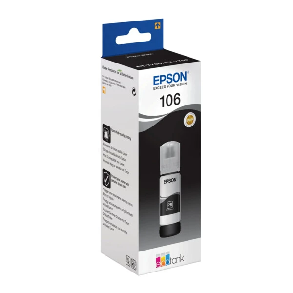 Epson 106 Photo Black Şişe Mürekkep T00R140
