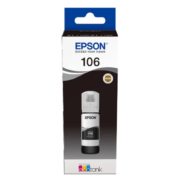 Epson 106 Photo Black Şişe Mürekkep T00R140