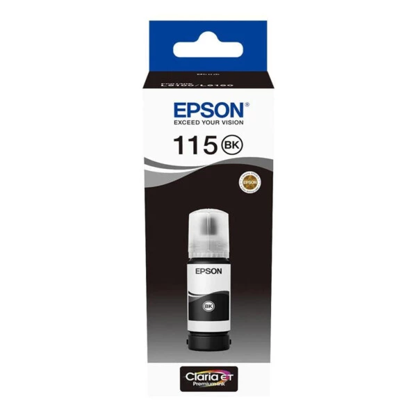 Epson 115 Black Siyah Şişe Mürekkep T07C14A