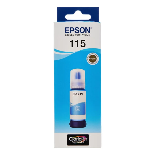 Epson 115 Cyan Mavi Şişe Mürekkep T07D24A