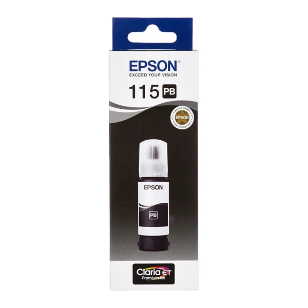 Epson 115 Photo Black Foto Siyah Şişe Mürekkep T07D14A